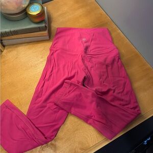 Lulu Lemon Pink Aligns Size 6